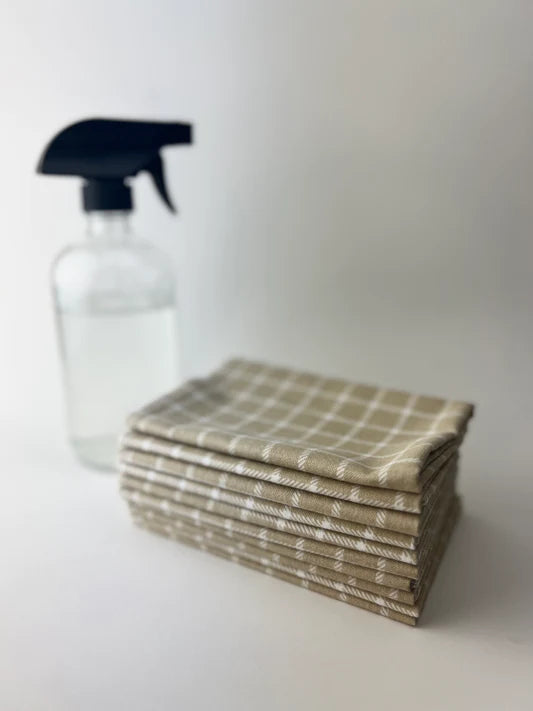 Paperless Towels: Beige Grid